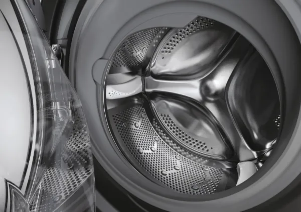 Hoover H3WPS4106TAMBR 10kg, 1400 Spin Washing Machine - Graphite_barrel