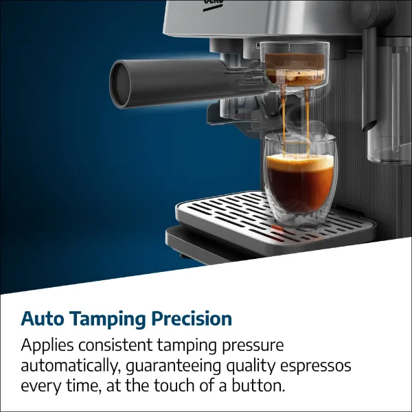 Beko CED7524X Espresso Machine with Integrated Grinder and Milk Cup - Silver_precision