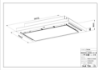 Faber Skypad 2.0 X/WH F120 Stainless Steel/White Glass 120cm Ceiling Cooker Hood_dimensions