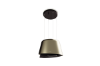 Faber Belle Plus KL  Gold / Warm Dark Grey Matt 69.5cm Cooker Hood_front