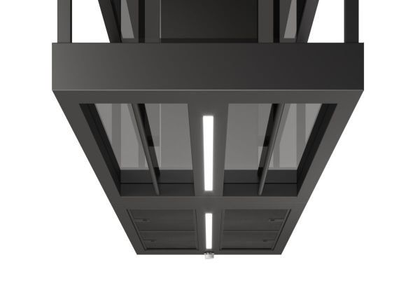 Faber T Shelf EV8 BK MATT Black Matt 180cm Island Cooker Hood_shelves
