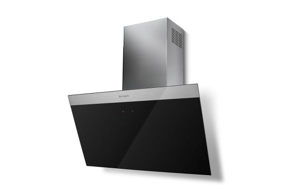 Faber Daisy B EG6 A80 Black Glass 80cm Wall Mounted Cooker Hood_chimney