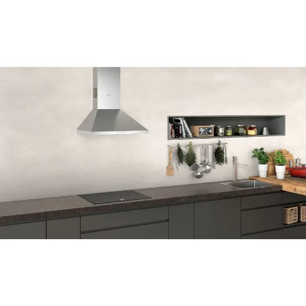 Neff D62PBC0N0B Wall-mounted cooker hood in Stainless steel_installed