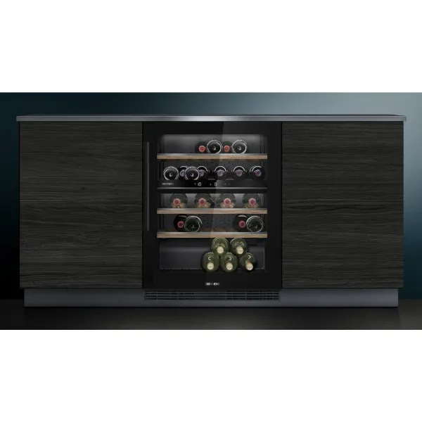 Siemens KU21WAHG0G 81.8 x 59.8 cm Built-in wine cooler _installed