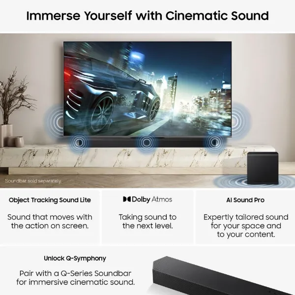 Samsung QE85QN80HAUXXU 85" 4K Neo QLED Vision AI Smart TV_sound