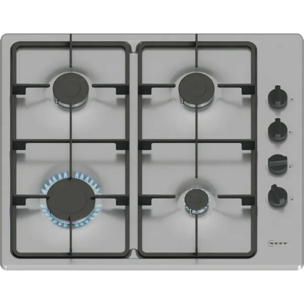 Neff T26BKP6N0 Gas hob in stainless steel_front