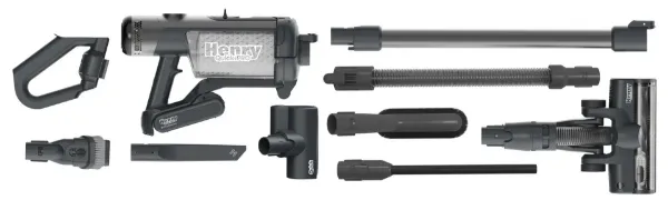 Numatic Henry Quick Pro Cordless Dry Vacuum Cleaner - Grey_parts