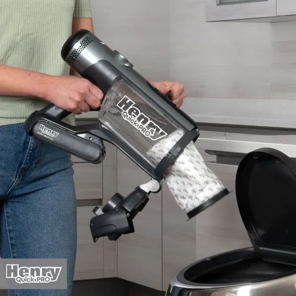 Numatic Henry Quick Pro Cordless Dry Vacuum Cleaner - Grey_empty