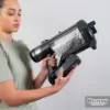 Numatic Henry Quick Pro Cordless Dry Vacuum Cleaner - Grey_in use