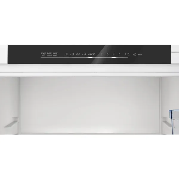 Neff KI7961SE0G built-in fridge-freezer with freezer at bottom_controls