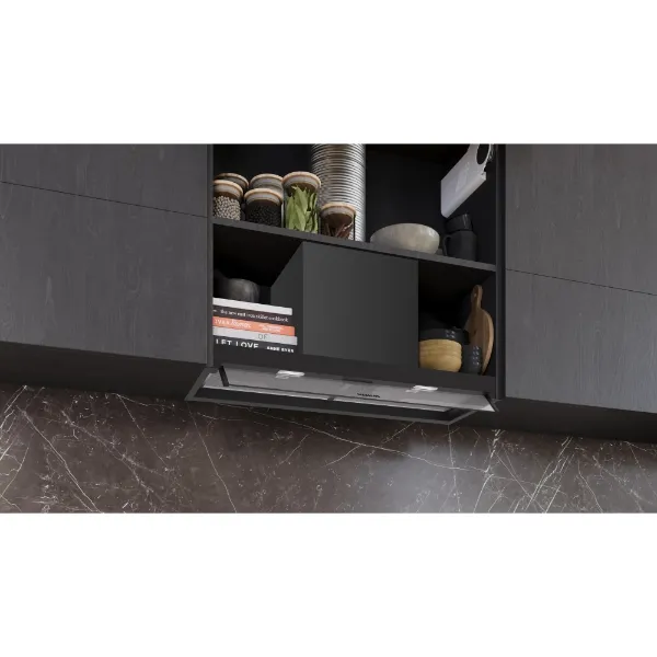 Siemens LJ85BCC60B Integrated Design Hood in Matt Black _above