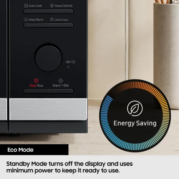 Samsung MS32DG4504GGE3 Microwave - Black Stainless_energy saving