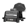 Ninja OG703UK Outdoor Woodfire Electric BBQ Grill & Smoker with Cover - Black_angled view