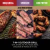 Ninja OG703UK Outdoor Woodfire Electric BBQ Grill & Smoker with Cover - Black_7 in 1