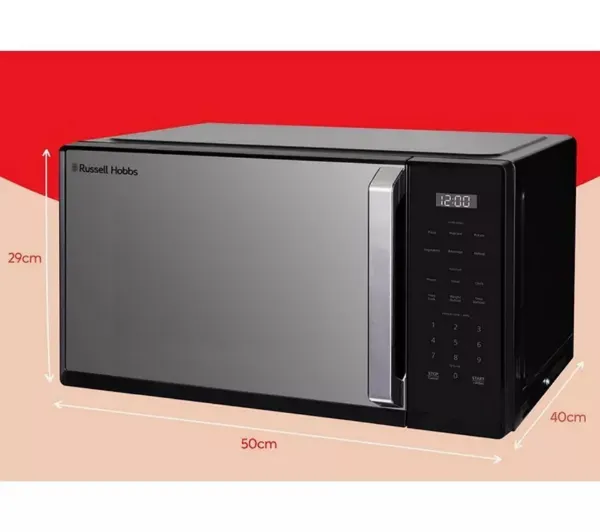 Russell Hobbs RHMT2512B 25 Litre Touch Control Digital Microwave - Black_dimensions