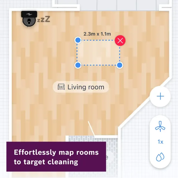 Bosch BCRDW3B Robot vacuum cleaner Spotless Max_room