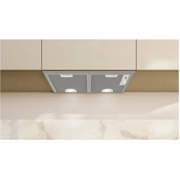 Neff D5655X2GB Canopy cooker hood in silver metallic_front