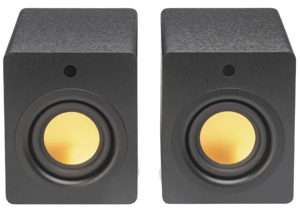 Mitchell Acoustics Ustream Cube Active stereo wireless Speakers - Black_front
