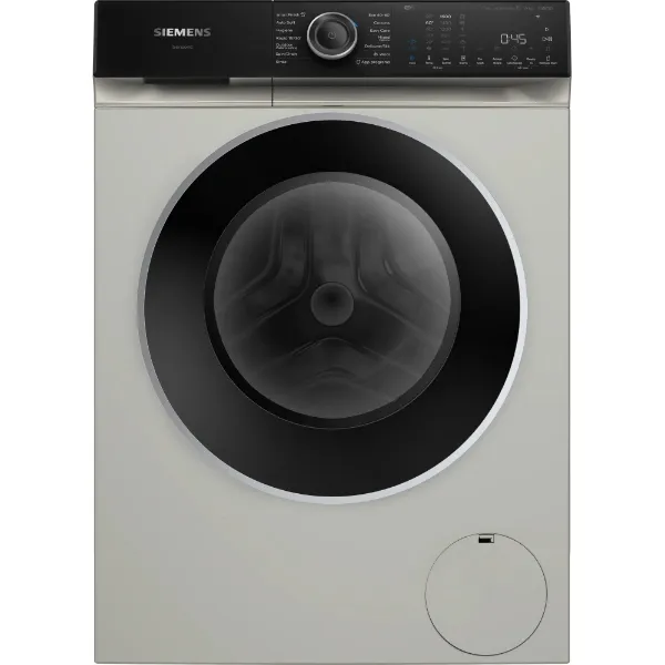 Siemens WG56H2AXGB Washing machine front loader in silver inox_front
