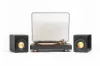 Mitchell Acoustics uStream Groove Turntable with Speakers_open front