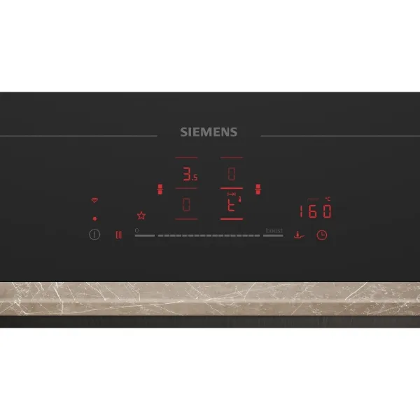Siemens EX61AHYC1E Induction hob in matt black_controls