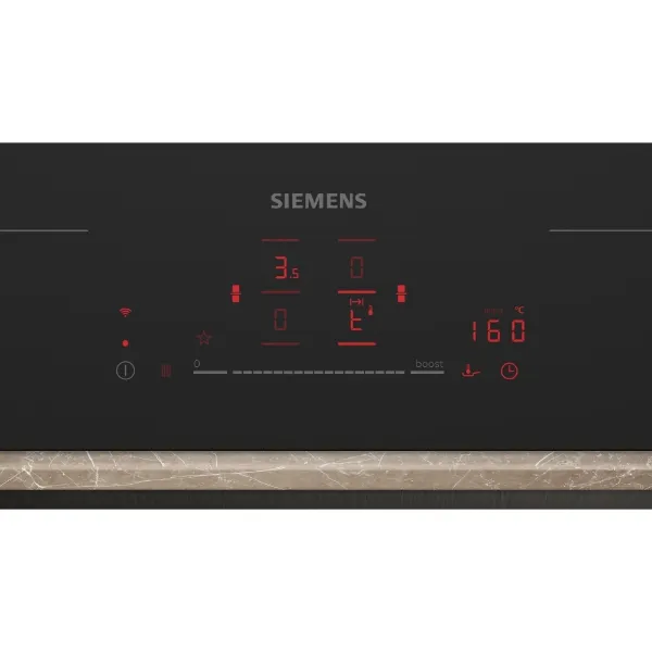 Siemens EX81AHYC1E Induction hob in matt black_controls
