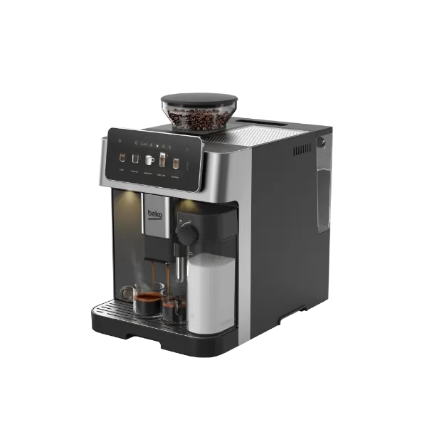 Beko CED7524X CaffeExperto Series Espresso Machine with Integrated Grinder and Milk Cup - Silver