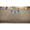 Neff S197ZCX08G Fully-integrated dishwasher_installed