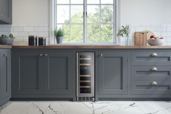 Rangemaster RWC3018SS/ 126160 30cm Wine Cooler in Stainless Steel_installed