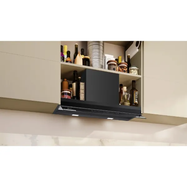 Neff D88XET2S0B Integrated Design Hood in matt black _above