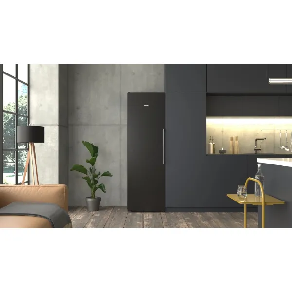 Siemens KS36NAXCG Freestanding fridge in dark inox_installed