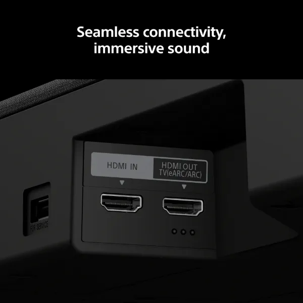 Sony BRAVIA 5.1ch - 7.1chBRAVIA Theatre Trio + SR Surround Sound by Dolby Atmos - Black_connectivity