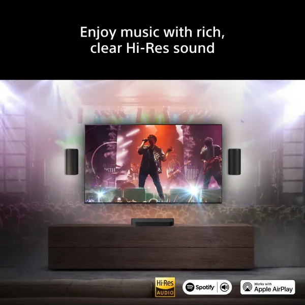 Sony BRAVIA 5.1ch - 7.1chBRAVIA Theatre Trio + SR Surround Sound by Dolby Atmos - Black_sound