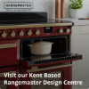 Picture of Rangemaster 15802 Edge Deluxe 90 Induction Range Cooker in Black Glass with Chrome Trim - EDDL90EIGBLK/CM1