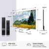 TCL 75A400 PRO-UK 75" 4K Ultra HD QD-MINI LED AI Art TV_dimensions