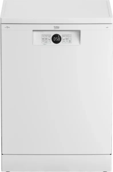 Beko BDFN26432W Full Size Dishwasher - 14 Place Settings_front