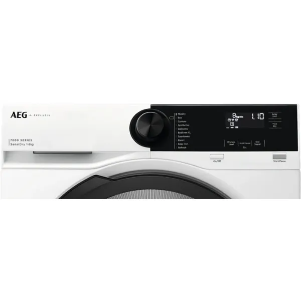 AEG TR728CT4B 7000 SensiDry® Heat Pump Tumble Dryer_controls