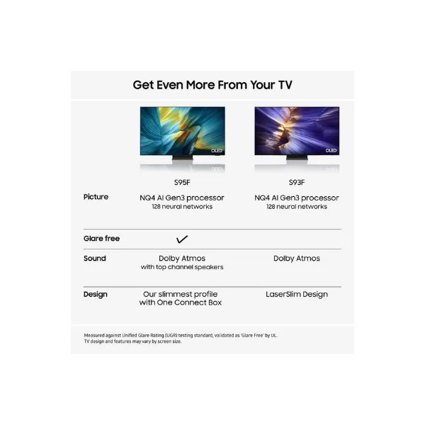 Samsung QE42S93FAEXXU 42" 4K OLED Smart TV_comparison