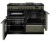 Rangemaster Aura AURO110DF/19313 (AURAO110DFPRBD/YX1) 110cm Dual Fuel Range Cooker - Riverbed with Onyx Trim