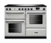 Rangemaster Aura AURO110EI/19315 (AURAO110EIPWHT/YX1) 110cm Induction Range Cooker - White with Onyx Trim