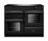 Rangemaster Aura AURO110EI/19316 (AURAO110EIPCBL/YX1) 110cm Induction Range Cooker - Black with Onyx Trim