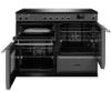 Rangemaster Aura AURO110EI/19365 (AURAO110EIPSLT/BN1) 110cm Induction Range Cooker - Slate with Brushed Nickel Trim