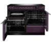 Rangemaster Aura AURO110EI/19370 (AURAO110EIPPLM/BN1) 110cm Induction Range Cooker - Plum with Brushed Nickel Trim