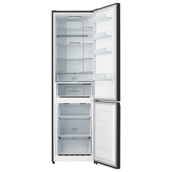 Hisense RB435N4BFE 59.5cm 60/40 Total No Frost Fridge Freezer - Black