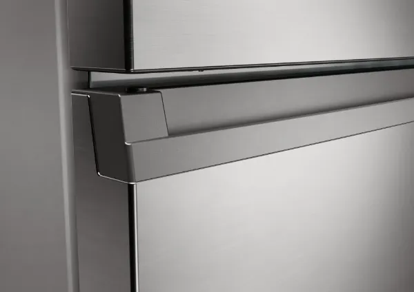 Haier 2D 60 Serie 3 HDPR3618DNPK 355L Total No Frost Fridge Freezer - Stainless Steel