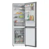 Haier 2D 60 Serie 3 HDPR3618DNPK 355L Total No Frost Fridge Freezer - Stainless Steel