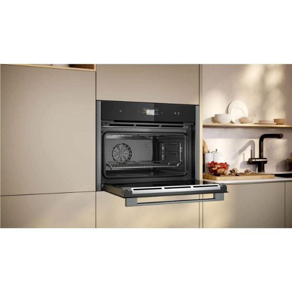 Picture of Neff C24FS31G0B N90 Built in Compact Oven with Steam Function - Ex Demo Model