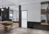 Montpellier MDAS136W 136cm Fridge Freezer