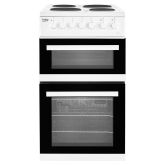 Beko EDP503W 50cm Double Oven Electric Cooker with Grill