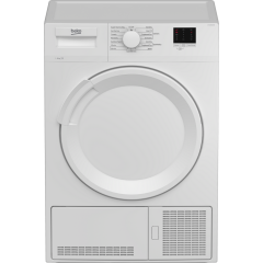 Beko DTLCE80041W 8kg Condenser Tumble Dryer in White 